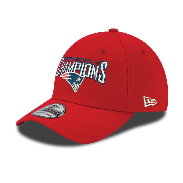 New England Patriots New Era Super Bowl LI Champions 39THIRTY Flex Hat - Red